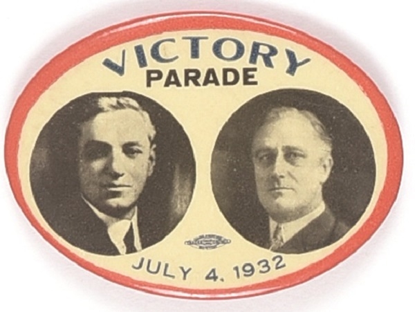 FDR, Curley Victory Parade