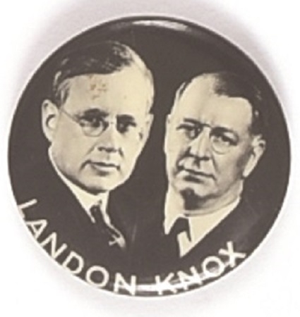 Landon-Knox Rare 1 1/4 Inch Size Jugate