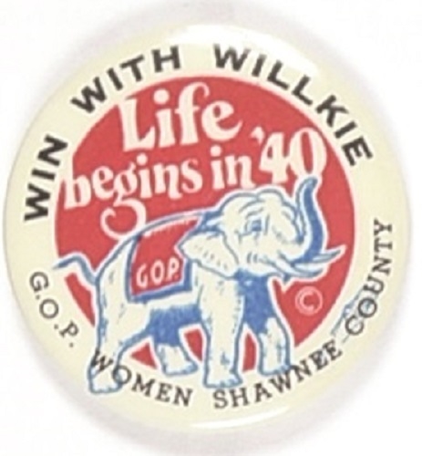 Willkie Life Begins in ’40 Shawnee Republican Women