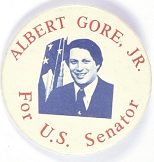 Albert Gore Jr. for U.S. Senator 1984 Tennessee Celluloid