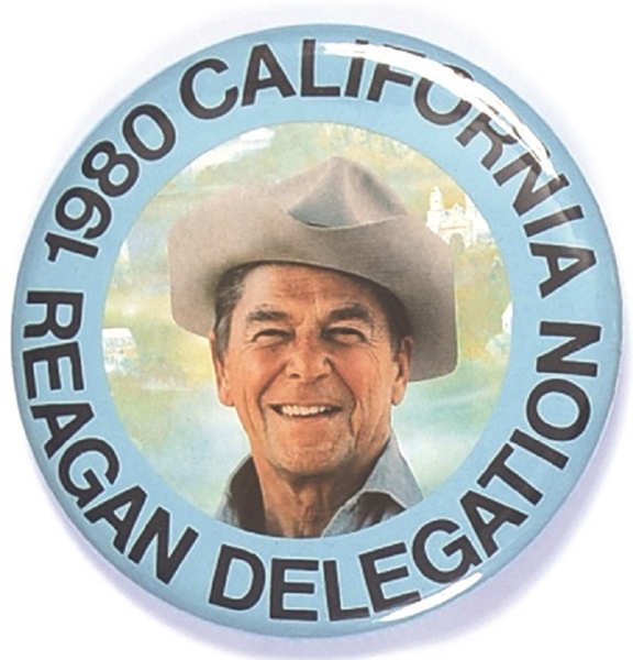 Reagan 1980 California Delegation Pin