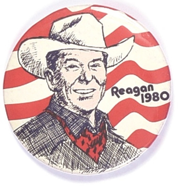 Reagan Cowboy 1980 Celluloid