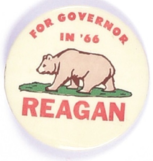 Reagan for Governor in ’66 California Bear