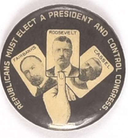 Roosevelt, Cassel Pennsylvania Playing Cards Coattail