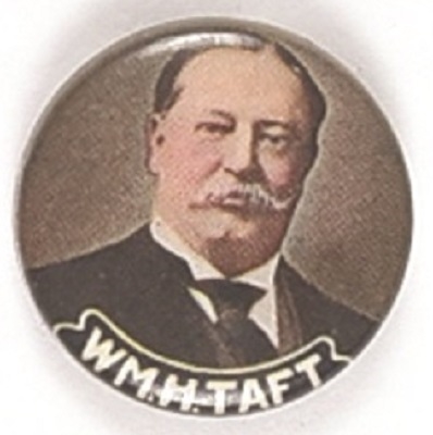 William Howard Taft Multicolor Celluloid