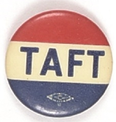 Taft Red, White, Blue Celluloid