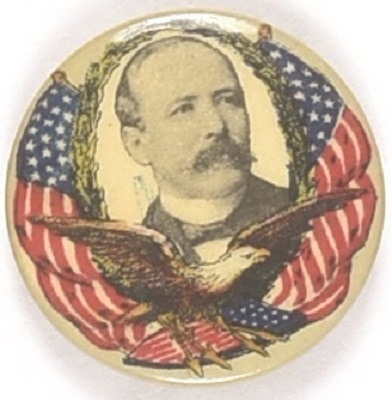 Alton Parker Baltimore Badge Flag Celluloid