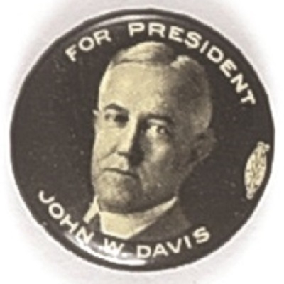 Scarce Davis for President Picture Pin