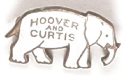 Hoover White Enamel Elephant