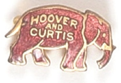 Hoover Red Enamel Elephant