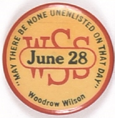 Wilson World War I War Savings Stamps