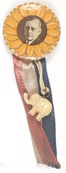 Landon Sunflower Pin, Elephant
