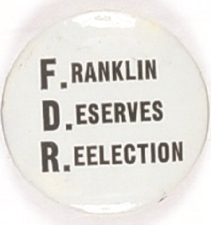 FDR: Franklin Deserves Re-Election