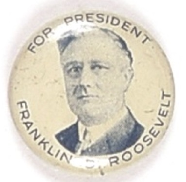 Franklin Roosevelt 3/4 Inch Litho