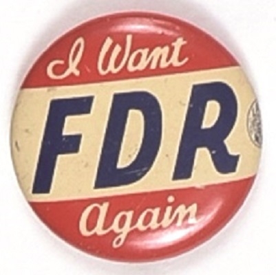 I Want FDR Again
