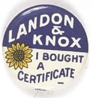 Landon, Knox I Bought a Certificate