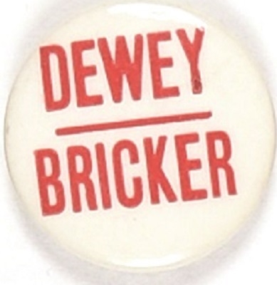 Dewey and Bricker Celluloid