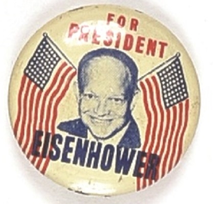 Eisenhower for President Flags Litho