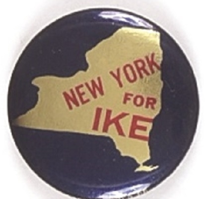 Eisenhower State Set Pin, New York