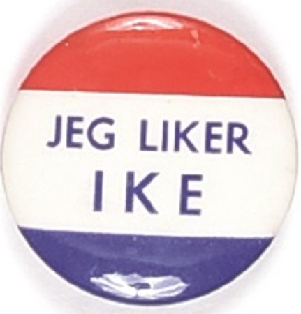 Eisenhower Swedish Language Pin