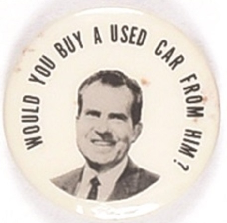 Nixon Would You Buy a Used Car from this Man?