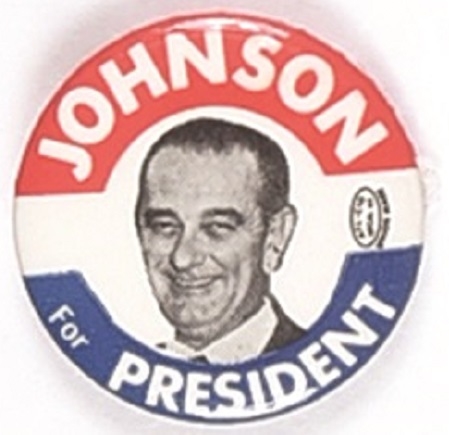 Johnson for President Red, White, Blue, Black