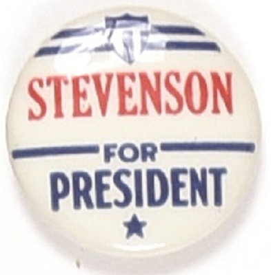 Stevenson for President RWB Celluloid