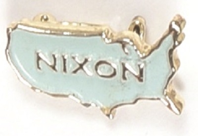 Nixon Blue Version USA Pinback