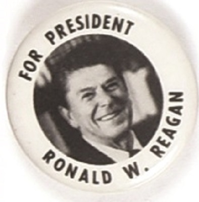 Ronald W. Reagan for President 1 1/4 Inch Celluloid