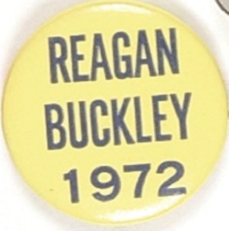 Reagan, Buckley 1972 Celluloid