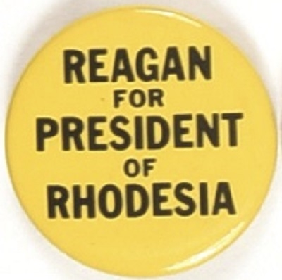 Reagan for President of Rhodesia