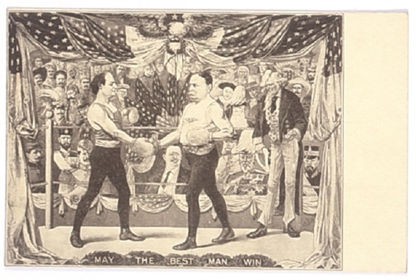 Taft-Bryan Boxing Match Postcard