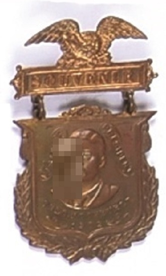 Theodore Roosevelt 1912 Visit Badge
