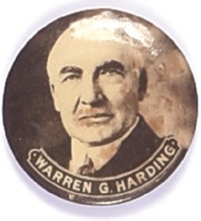 Warren Harding Scarce Celluloid