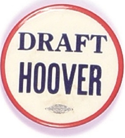 Draft Hoover Celluloid