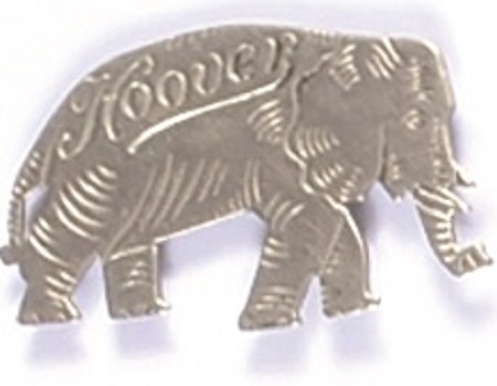 Hoover Metal Elephant Pin