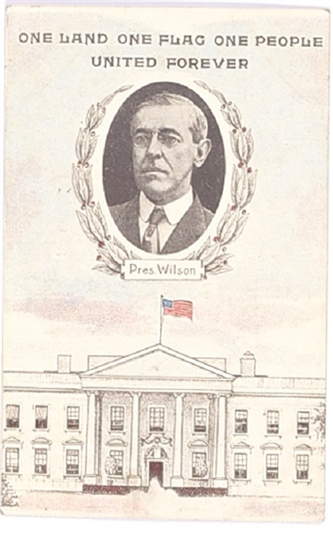 Wilson One Flag Postcard
