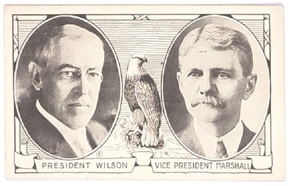 Wilson-Marshall Jugate Postcard