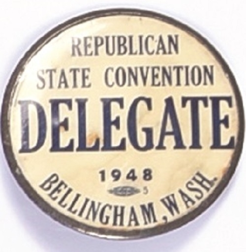 Dewey, Washington State Convention Delegate