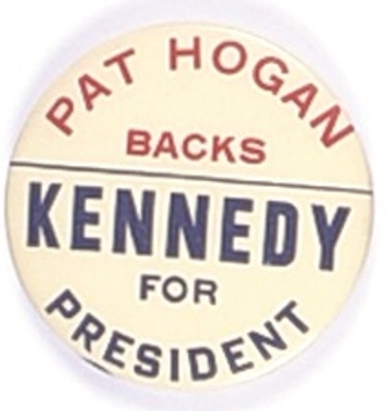 Pat Hogan Backs John F. Kennedy