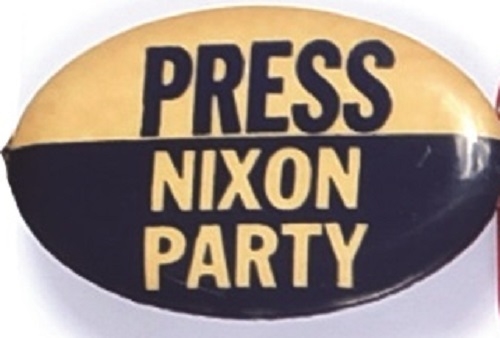 Nixon Party Press Pin