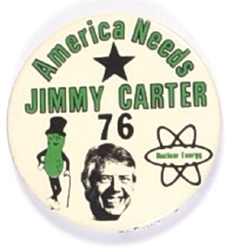America Need Carter Nuclear Power Pin
