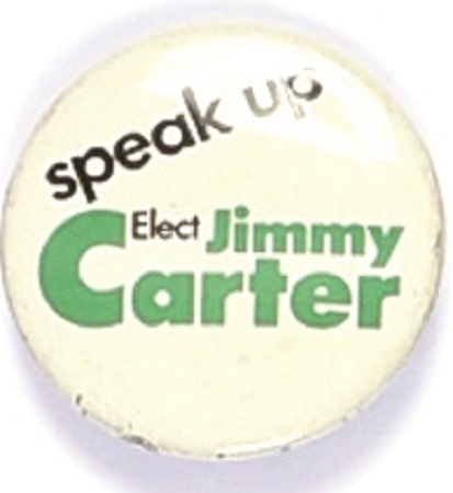 Speak Up Jimmy Carter Georgia Governor Pin