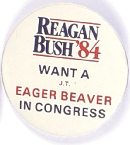 Reagan, Eager Beaver in Congress California Coattail