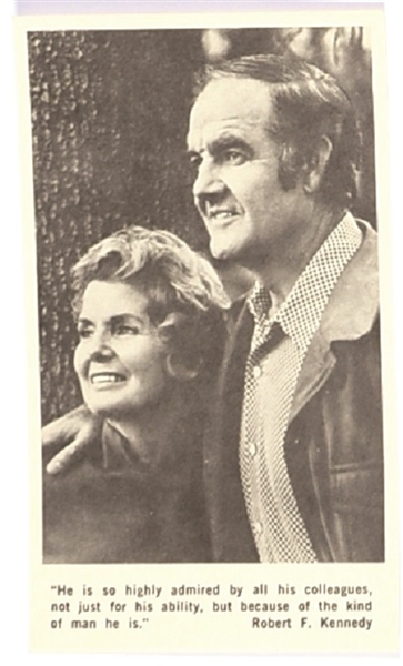 George and Eleanor McGovern Postcard