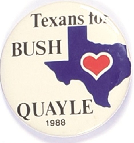 Bush, Quayle Heart of Texas