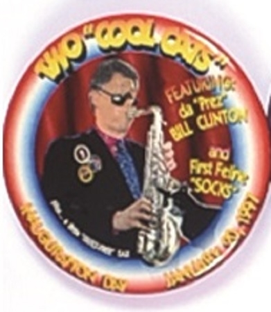 Bill Clinton Saxophone Cool Cats Celluloid