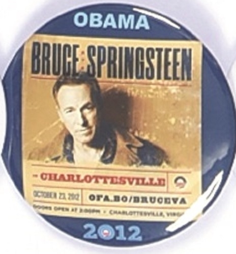 Obama Springsteen Charlottesville Concert