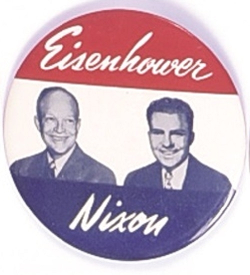 Eisenhower, Nixon Script Lettering Jugate