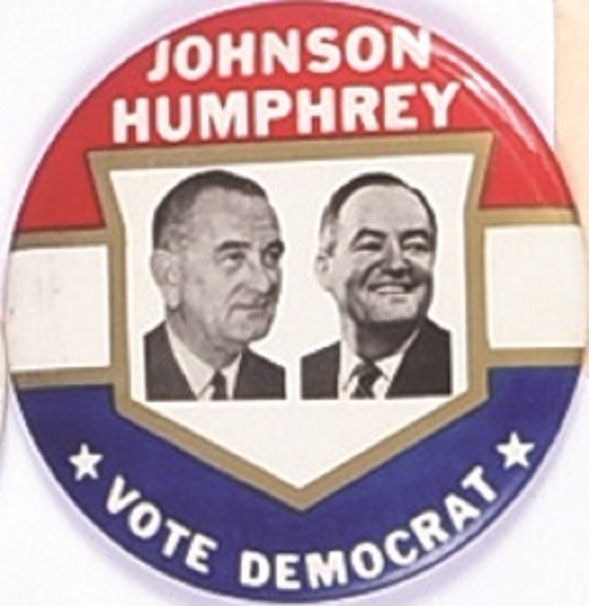 Johnson, Humphrey Shield Vote Democrat
